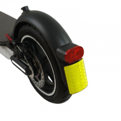 Elektrikli Scooter Yansıtıcı Plaka Stickeri - Sarı